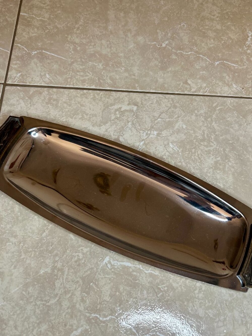Vintage Silver Serving Tray